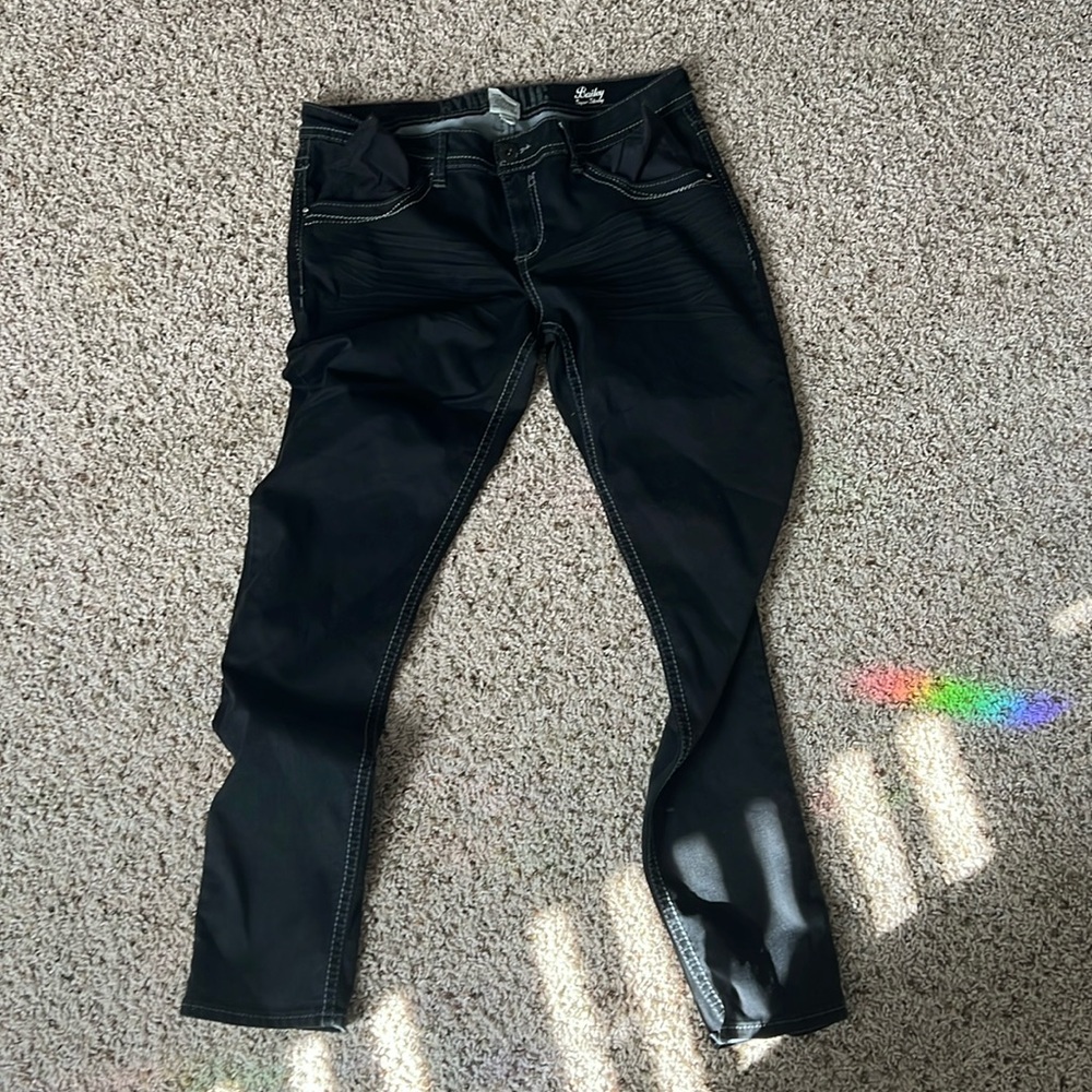 Black skinny jeans